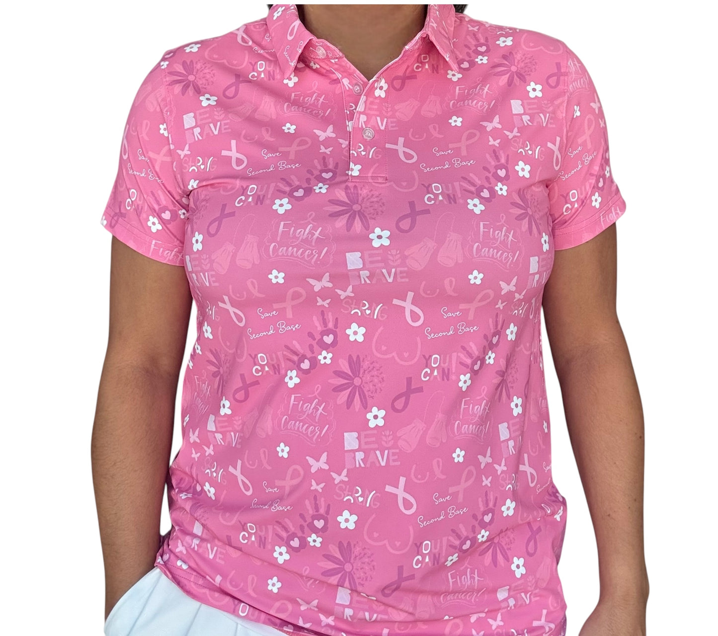 Breast Cancer Awareness Polo