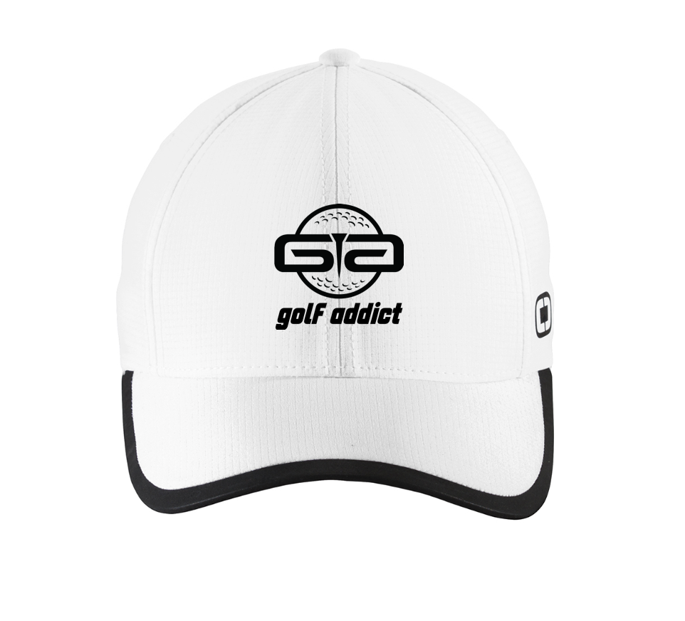 Golf Addict White Hat